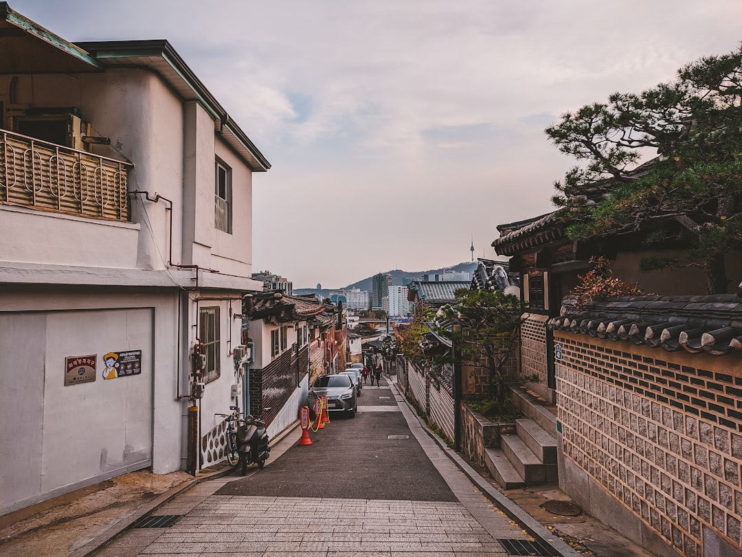Korean apartment building Seoul
