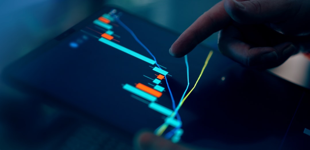 stock market chart screen