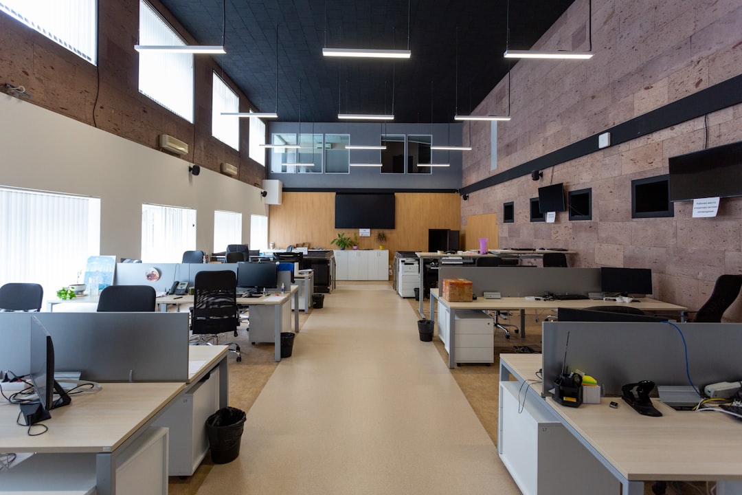 AI automated office workspace