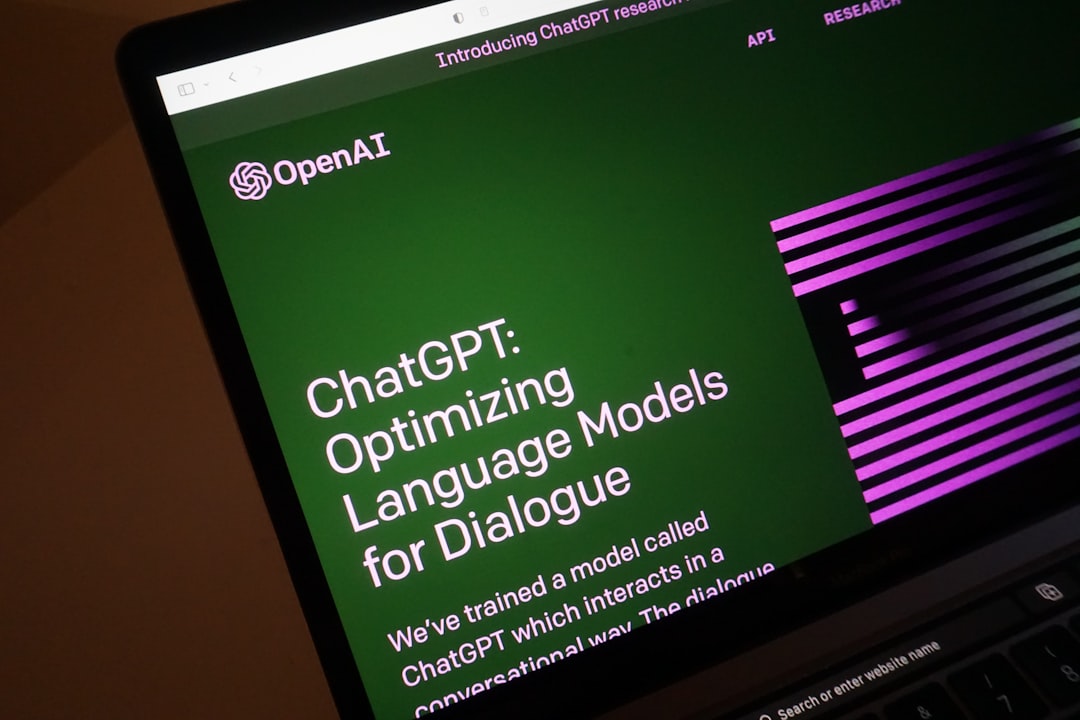 chatgpt screen laptop